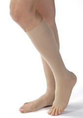 BSN Medical Compression Stocking JOBST® Opaque Knee High Large Beige Open Toe