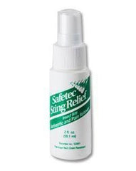 Safetec of America Sting and Bite Relief Safetec® Topical Liquid 2 oz. Spray Bottle