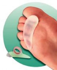 Patterson Medical Supply Toe Crest Silipos® Large Pull-On Left Foot