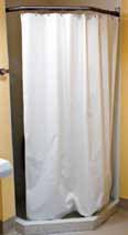 Covoc Shower Curtain 84 Inch Vinyl, Antimicrobial