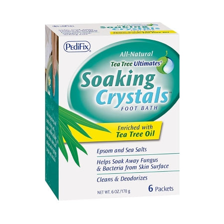 Pedifix Foot Wash Tea Tree Ultimates® Crystals 1 oz. Individual Packet Scented