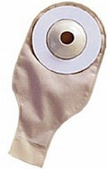 Marlen Manufacturing Ileostomy/Colostomy Pouch UltraLite™ One-Piece System 9 Inch Length 7/8 Inch Stoma Drainable Shallow Convex, Pre-Cut