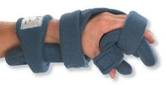 Alimed Resting Hand Splint SoftPro™ Functional Fabric Right Hand Blue Medium