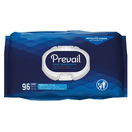 First Quality Personal Wipe Prevail® Soft Pack Aloe / Vitamin E / Chamomile Scented 96 Count