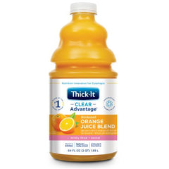 Kent Precision Foods Thickened Beverage Thick-It® Clear Advantage® 64 oz. Bottle Orange Flavor Ready to Use Nectar Consistency