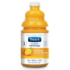 Kent Precision Foods Thickened Beverage Thick-It® Clear Advantage® 64 oz. Bottle Orange Flavor Ready to Use Honey Consistency