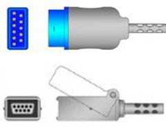 Sage Services Group SpO2 Extension Cable Sage Services 11-Pin Connector Monitor Side, 9-Pin Connector Sensor Side, 2.2m