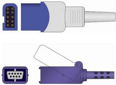 Sage Services Group SpO2 Extension Cable Sage Services 10-Pin Connector Monitor Side, 9-Pin Connector Sensor Side, 3.0m