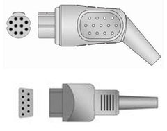 Sage Services Group SpO2 Extension Cable Sage Services 10-Pin Connector Monitor Side, 9-Pin Connector Sensor Side, 2.2m