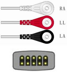 Sage Services Group ECG Leadset Sage Services Adult, Reusable, 2.5m