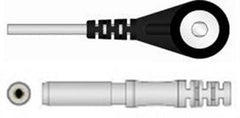 Sage Services Group ECG Leadset Sage Services DIN 1-Lead, Black, Snap, Unshielded, 0.9m