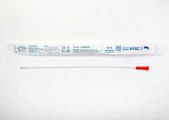 Cure Medical Urethral Catheter Cure Catheter™ Coude Tip Uncoated PVC 16 Fr. 16 Inch