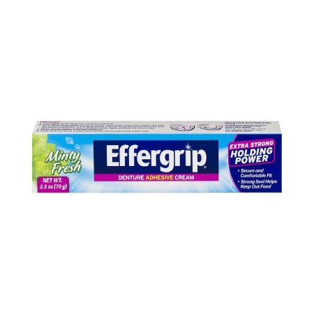 Medtech Laboratories Denture Adhesive Effergrip® Cream 2.5 oz.