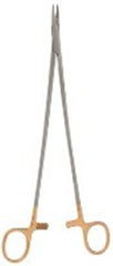 V. Mueller Microvascular Needle Holder Vital™ 10-1/4 Inch Length 3,600 Teeth Per Square Inch Straight Tips Finger Ring Handle - M-797113-4088 - Each