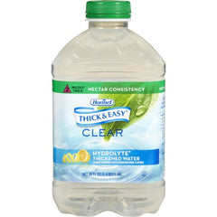 Hormel Food Sales Thickened Water Thick & Easy® Hydrolyte® 46 oz. Bottle Lemon Flavor Ready to Use Nectar Consistency