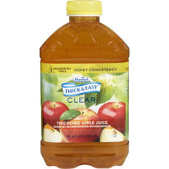 Hormel Food Sales Thickened Beverage Thick & Easy® 46 oz. Bottle Apple Juice Flavor Ready to USe Honey Consistency