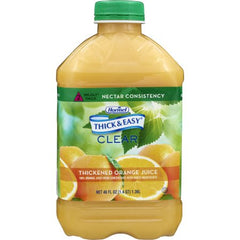 Hormel Food Sales Thickened Beverage Thick & Easy® 46 oz. Bottle Orange Juice Flavor Ready to Use Nectar Consistency