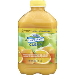 Hormel Food Sales Thickened Beverage Thick & Easy® 46 oz. Bottle Orange Juice Flavor Ready to Use Honey Consistency