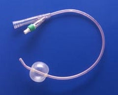 Teleflex LLC Foley Catheter Soft Simplastic® 2-Way Coude Tip 30 cc Balloon 24 Fr. PVC
