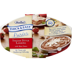 Hormel Food Sales Puree Thick & Easy® Purees 7 oz. Tray Italian Style Beef Lasagna Flavor Ready to Use Puree Consistency