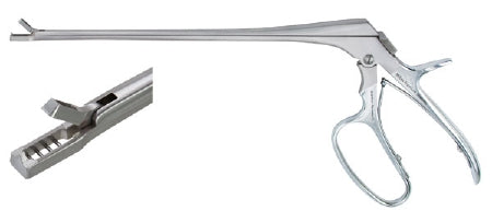 Miltex Biopsy Forceps Miltex® Tischler-Kevorkian 7-3/4 Inch Length OR Grade German Stainless Steel NonSterile w/Lock Pistol Grip Handle with Spring 3 X 9.5 Rectangular Bite w/Single Tooth on Lower Jaw - M-797270-4556 - Each