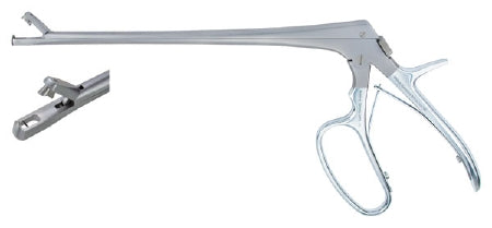 Miltex Biopsy Forceps MeisterHand® Tischler 8 Inch Length Surgical Grade German Stainless Steel NonSterile w/Lock Pistol Grip Handle with Spring Straight 3 X 7 mm Oblong Bite with Single Tooth Jaws - M-797271-2233 - Each