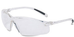Honeywell Safety Products Safety Glasses Uvex A700 Series Wraparound Anti-scratch Coating Clear Tint Polycarbonate Lens Clear Frame Over Ear One Size Fits Most