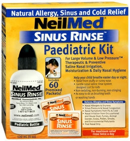 Neilmed Products Pediatric Saline Nasal Rinse Kit Neilmed® Sinus Rinse™ Kids 60 Packets