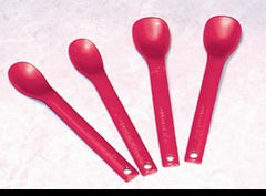 Alimed Spoon Large Maroon Plastic