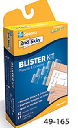 Blister Kit 2nd Skin® 1 Inch / 1-1/2 X 3 Inch / 3 X 5 Inch Fabric / Hydrogel Rectangle / Square Tan NonSterile