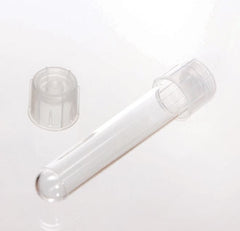 Fisher Scientific Nunc™ Test Tube Round Bottom Plain 17.5 X 95 mm 14 mL Without Color Coding Dual Position Snap Cap Polystyrene Tube