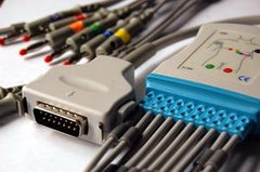 Sage Services Group ECG/EKG One Piece Cable Sage Services Reusable ECG/EKG One Piece Cable, 15-pin Connector Monitor Side, 10 Lead, Banana