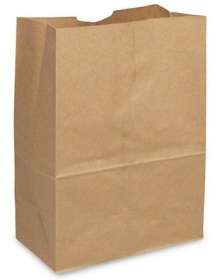 Lagasse Grocery Bag General Brown Kraft Paper 1/6 BBL - M-798356-4678 - Pack of 500