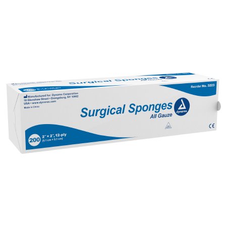 Dynarex Gauze Sponge Dynarex® Gauze 12-Ply 2 X 2 Inch Square NonSterile