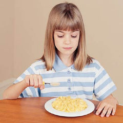 Patterson Medical Supply Child Feeding Spoon Right Handed / Curved White Plastisol™ Coated