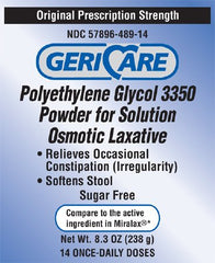 Laxative Geri-Care® Powder 8.3 oz. Polyethylene Glycol 3350