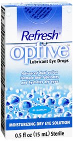 Allergan Pharmaceutical Eye Lubricant Refresh® Optive™ 0.5 oz. Eye Drops