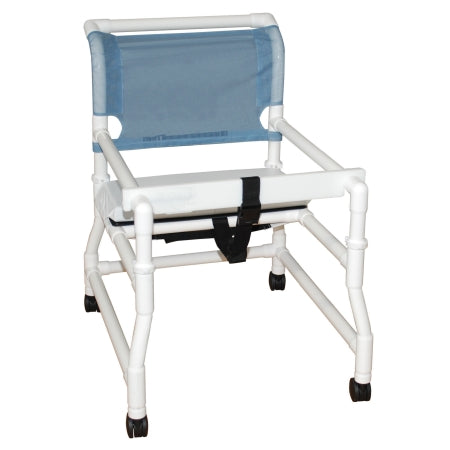 MJM International Walker Chair Adjustable Height 400 Series PVC Frame 300 lbs. Weight Capacity 20 Inch Seat Height