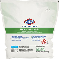 The Clorox Company Clorox Healthcare® Surface Disinfectant Cleaner Refill Premoistened Wipe 185 Count Pouch Disposable Unscented NonSterile - M-800194-2386 - Case of 2