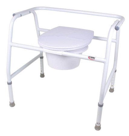 Apex-Carex Healthcare Bariatric Commode Chair Carex® Fixed Arm Steel Frame