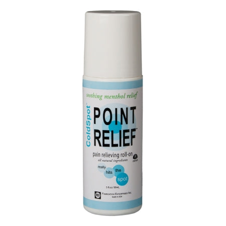 Fabrication Enterprises Topical Pain Relief Point Relief® ColdSpot™ 0.06% - 12% Strength Menthol / Methyl Salicylate Topical Gel 3 oz.