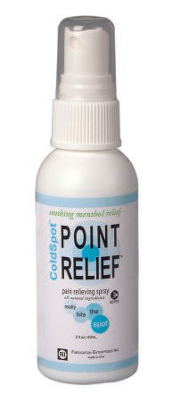 Fabrication Enterprises Topical Pain Relief Point Relief® ColdSpot™ 0.06% - 12% Strength Menthol / Methyl Salicylate Spray 2 oz.