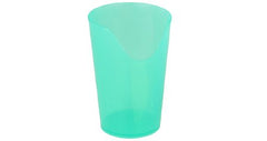 Fabrication Enterprises ADL Dysphagia Cup FabLife™ Nosey Cup 4 oz. Clear Plastic Reusable