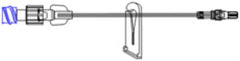 ICU Medical Extension Set 6 Inch Tubing 1 Port 0.4 mL Priming Volume DEHP-Free - M-800276-3566 - Case of 50