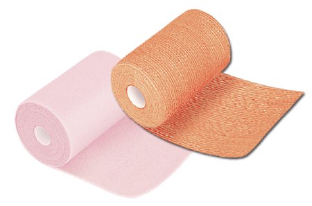 Andover Coated Products 2 Layer Compression Bandage System CoFlex® TLC LITE Calamine with Indicators 4 Inch X 6 Yard / 4 Inch X 7 Yard 25 to 30 mmHg Self-adherent / Pull On Closure Tan NonSterile