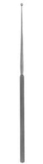 V. Mueller Ear Curette V. Mueller® Buck 5-7/8 Inch Length Single-ended Handle Size 00, 2 mm Tip Angled Blunt Round Loop Tip - M-800451-1800 - Each
