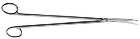 V. Mueller Dissecting Scissors V. Mueller® Metzenbaum 9 Inch Length Surgical Grade Stainless Steel NonSterile Finger Ring Handle Curved Blunt Tip / Blunt Tip - M-800465-4421 - Each