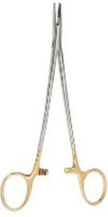 V. Mueller Needle Holder Vital™ 7-1/8 Inch Length 3,600 Teeth Per Square Inch Straight Tips Finger Ring Handle - M-800466-3683 - Each