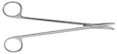 V. Mueller Dissecting Scissors V. Mueller® Metzenbaum 7 Inch Length Surgical Grade Stainless Steel NonSterile Finger Ring Handle Curved Blunt Tip / Blunt Tip - M-800489-1343 - Each