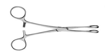 V. Mueller Sponge Forceps Ballenger 7 Inch Length Straight, Smooth Loop Jaws - M-800493-3840 - Each